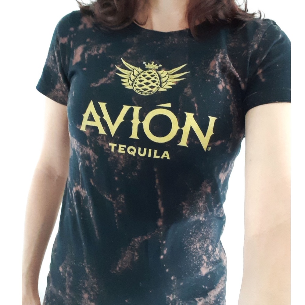 Avión Tequila Custom Bleached T-Shirt